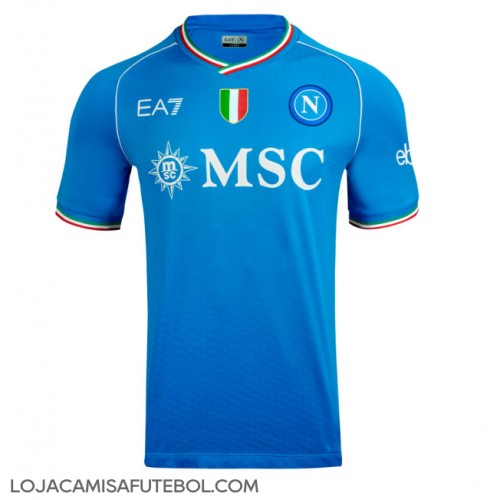 Camisa de Futebol SSC Napoli Equipamento Principal 2023-24 Manga Curta